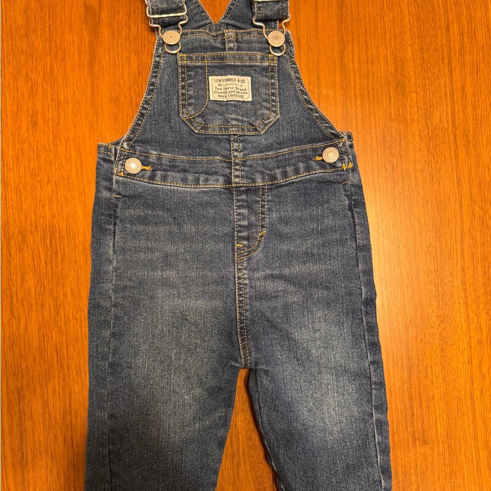Levi's Classic Blue Denim Overalls - 9m